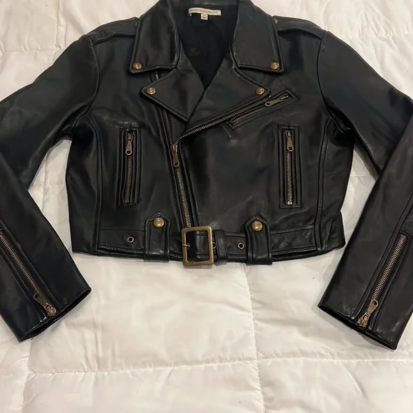 Rebecca Minkoff Blk. Leather Jacket Sz. XS - Picture 5 of 7